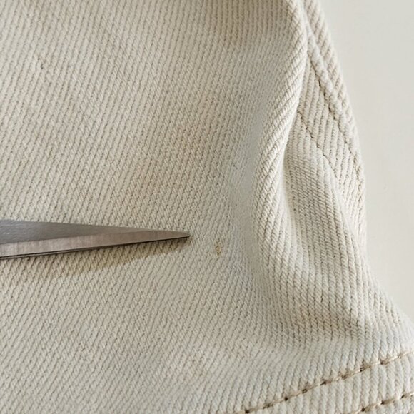 Wilfred Pants Womens 14 Beige Twill Straight Cargo Pockets Streetwear Preppy - Picture 13 of 16